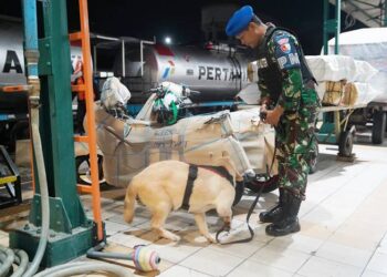 Libatkan Anjing Pelacak, KAI Daops 7 Sidak KA Parcel Cegah Peredaran Narkoba Saat Nataru
