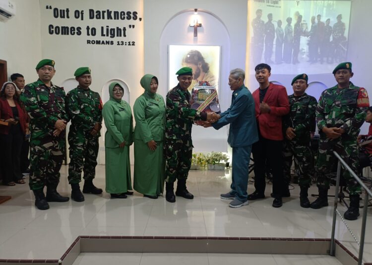 Perkokoh Toleransi Koramil 02/Pesantren Kunjungi 10 Gereja Pada Rangkaian Kegiatan Ibadah Natal 2025