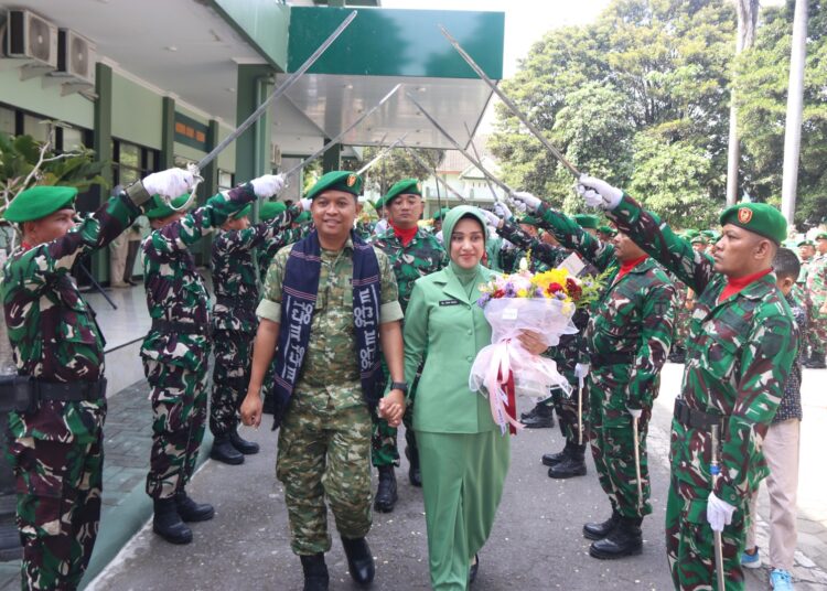 Kodim 0809/Kediri Gelar Tradisi Pisah Sambut Dandim