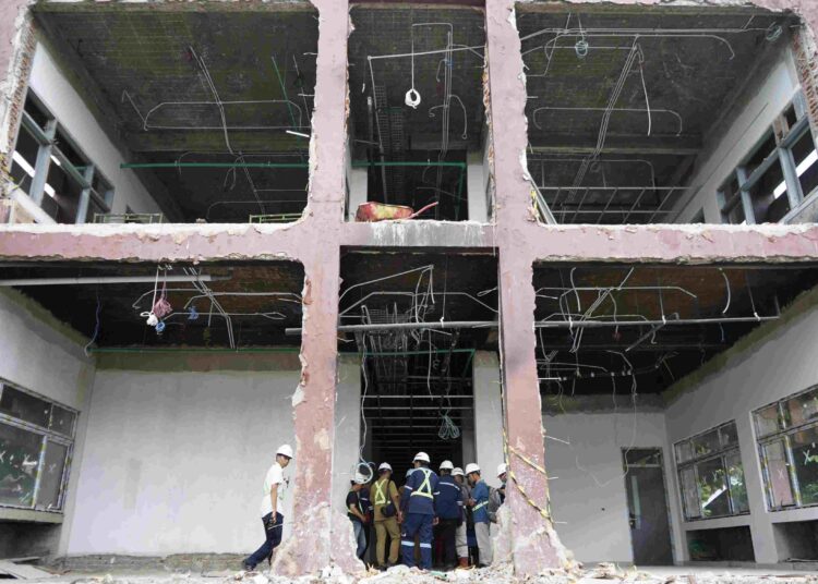 Dibangun Usai Rusak Akibat Kerusuhan, Kantor Pemkab Kediri Bakal Dilengkapi Hidran dan Fire Detector