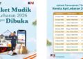 Kabar Gembira Bagi Masyarakat, KAI Akan Buka Pemesanan Tiket Lebaran, Catat Jadwalnya Agar Tidak Kehabisan