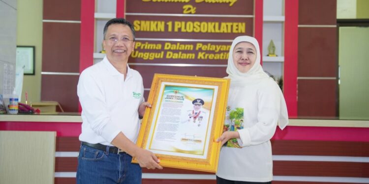 Gubernur Khofifah Resmikan Hasil Rehabilitasi dan Revitalisasi 26 SMA/SMK/SLB di Kediri