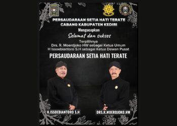 Kang Mas Issoebiantoro dan Kang Mas Moerjoko Kembali pimpin PSHT Pusat Madiun Masa Bakti 2026-2031