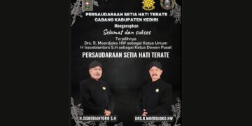 Kang Mas Issoebiantoro dan Kang Mas Moerjoko Kembali pimpin PSHT Pusat Madiun Masa Bakti 2026-2031