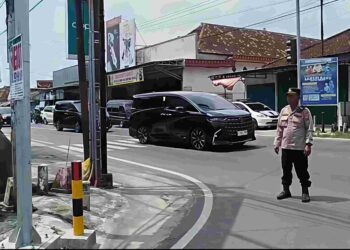 Polisi Perketat Pengamanan Jalur Kediri-Blitar Sambut Kunjungan Megawati Soekarnoputri