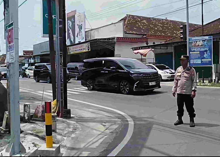 Polisi Perketat Pengamanan Jalur Kediri-Blitar Sambut Kunjungan Megawati Soekarnoputri