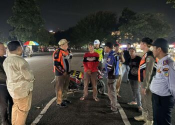 Sasar Parkir Liar, Tim Gabungan Gelar Penertiban di Kawasan Simpang Lima Gumul