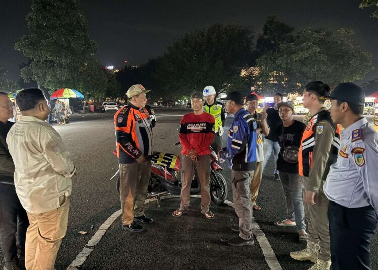 Sasar Parkir Liar, Tim Gabungan Gelar Penertiban di Kawasan Simpang Lima Gumul