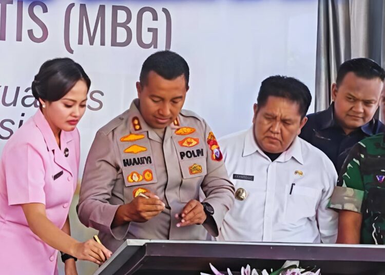 Tekan Stunting, Polres Kediri Resmikan Satuan Pelayanan Gizi Ketiga di Kandat