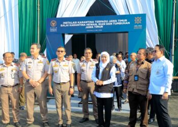 Khofifah dan Kepala Badan Karantina RI Resmikan Karantina Terpadu Jatim Pertama di Indonesia