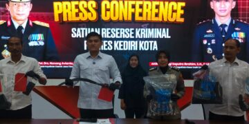 Polresta Kediri Bekuk Dua Pelaku Pengeroyokan, Korban Luka dan Kehilangan Barang Berharga