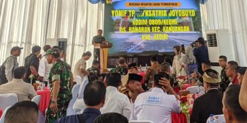 Pangdam V/Brawijaya Tinjau Lahan Pembentukan Yonif Teritorial Pembangunan di Kandangan