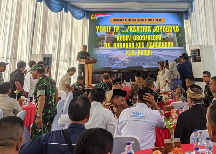 Pangdam V/Brawijaya Tinjau Lahan Pembentukan Yonif Teritorial Pembangunan di Kandangan