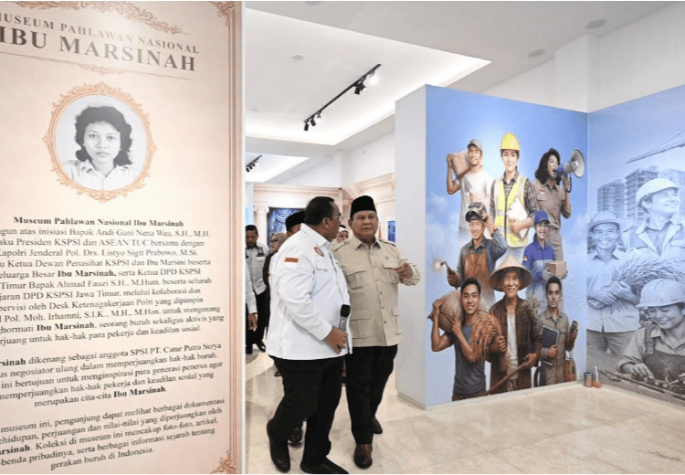 Presiden Prabowo Resmikan Museum Ibu Marsinah di Nganjuk, Simbol Penghormatan bagi Perjuangan Buruh