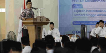 Mahfud MD Isi Kuliah Umum di Ma’had Aly Lirboyo, Tegaskan UUD 1945 Sebagai Konsensus Kebangsaan