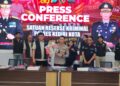 Satreskrim Polres Kediri Kota Tangkap Pelaku Spesialis Pecah Kaca Mobil 13 TKP Lintas Kota