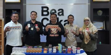Satpol PP dan Bea Cukai Kediri Sita 3.412 Batang Rokok Ilegal, Kerugian Negara Sebesar Rp3.391.367