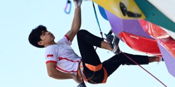 Atlet Asal Kediri Putra Tri Ramadani Cetak Sejarah, Raih Emas di World Climbing Series Praha 2026