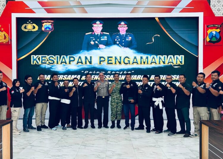 Jelang Pengesahan Anggota Baru di Bulan Suro, Polres Kediri Kota Gelar Deklarasi Damai Perguruan Silat