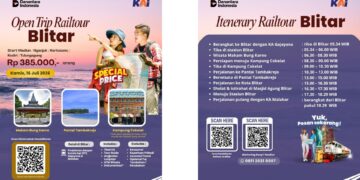 Dorong Pariwisata Daerah, KAI Daop 7 Madiun Buka Open Trip Wisata Tematik “Rail Tour Jawa Timur” ke Blitar