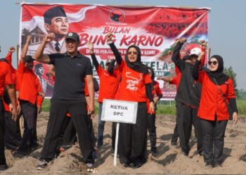 PDIP Kediri Tanam Ketela di Wates untuk Perkuat Ketahanan Pangan