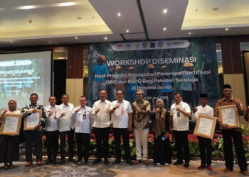 Pertama di Indonesia: 2.266 Petani Swadaya Jambi Raih Sertifikasi Ganda RSPO dan ISPO