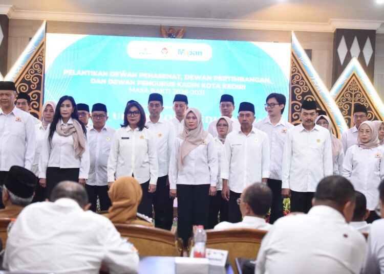Resmi Dilantik, Kadin Kota Kediri 2026-2031 Siap Pacu Sektor Usaha Naik Kelas