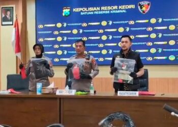 Polisi Tangkap Pembakar Rumah Mantan Istri di Kediri, Kerugian Taksir Rp1 Miliar