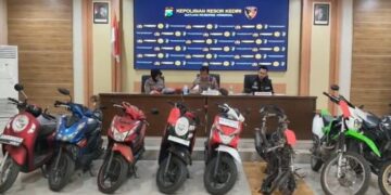 Polres Kediri Ringkus Residivis Curanmor Kunci T, 7 Kasus Digulung dalam Sebulan
