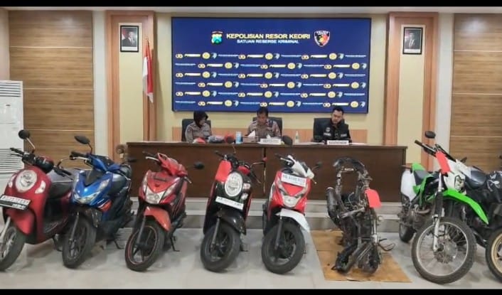 Polres Kediri Ringkus Residivis Curanmor Kunci T, 7 Kasus Digulung dalam Sebulan