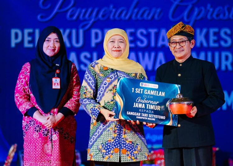 Pemprov Jatim Gelontorkan Bantuan Gamelan dan Modal Usaha untuk Pelestari Topeng Malangan