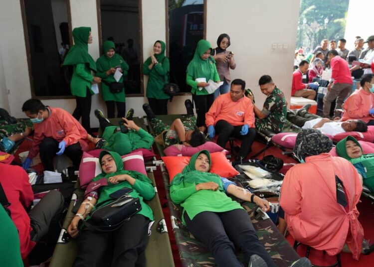 Peringati HUT ke-81 TNI, Kodim 0809/Kediri Gelar Baksos dan Pelayanan Kesehatan Gratis