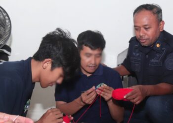 Tembus Pasar Komersial, Hasil Rajutan Warga Binaan Lapas Kediri Mulai Dipasarkan ke Solo