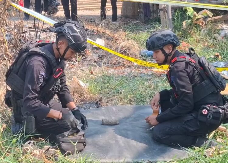 Warga Kediri Temukan Benda Diduga Mortir Aktif di Pinggir Sungai Brantas